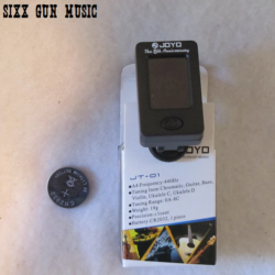 JOYO Clip-On Instrument Tuner, Pocket Sized, Black