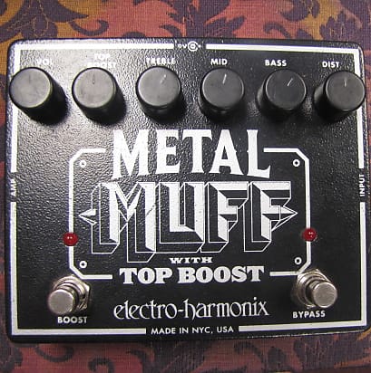 Electro-Harmonix Metal Muff Distortion with Top Boost - Sixx Gun Music