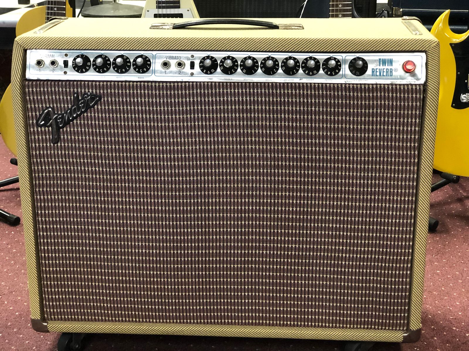 Fender Twin Reverb Amp 1978 Tweed