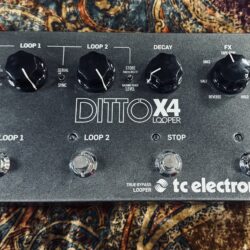 Preowned TC Electronics Ditto X4 Looper Pedal – Sold As Is