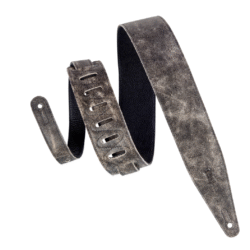 Levy's Distressed Leather Series Strap MG317BOG-BLK