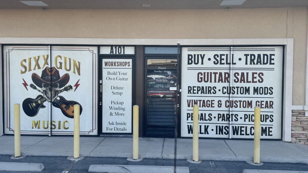 Contact Sixx Gun Music Las Vegas Guitar Shop