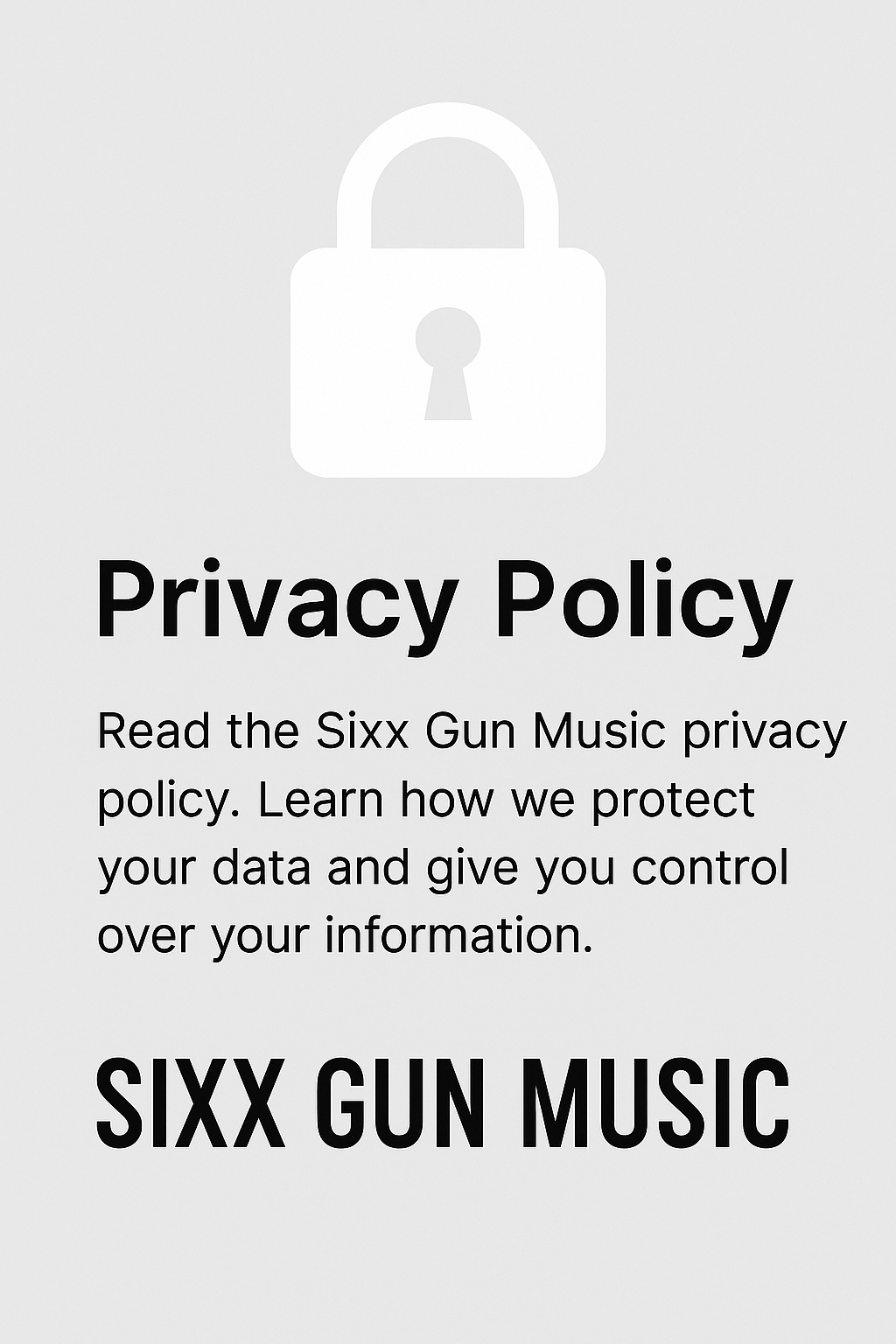PrivacyPolicyPicSGM
