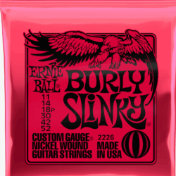 Ernie BallBurly Slinky Nickel Wound Electric Guitar Strings 11-52 Gauge