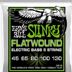 Ernie Ball Flatwound Cobalt 5 String Bass