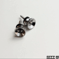 Standard Strap Buttons, Chrome Finish