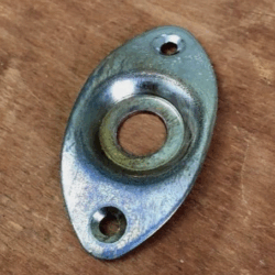 Oval Football Jack Plate, ’59 Series Relic’d Chrome