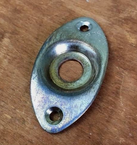 Oval Football Jack Plate, ’59 Series Relic’d Chrome