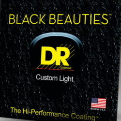 DR BKA-11 Black Beauties Acoustic Strings, 11-50