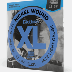 D'Addario 12-52 Jazz Light, XL Nickel Electric Guitar Strings