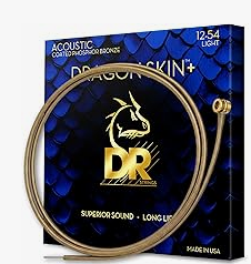 DR Dragon Skin Acoustic Strings 12-54