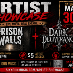 Artist Showcase Night-Dark Deliverance + Prison Walls