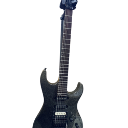 Hamer Slammer Series HSS Electric Guitar – Black/Gold Sparkle – Made in Korea – Preowned