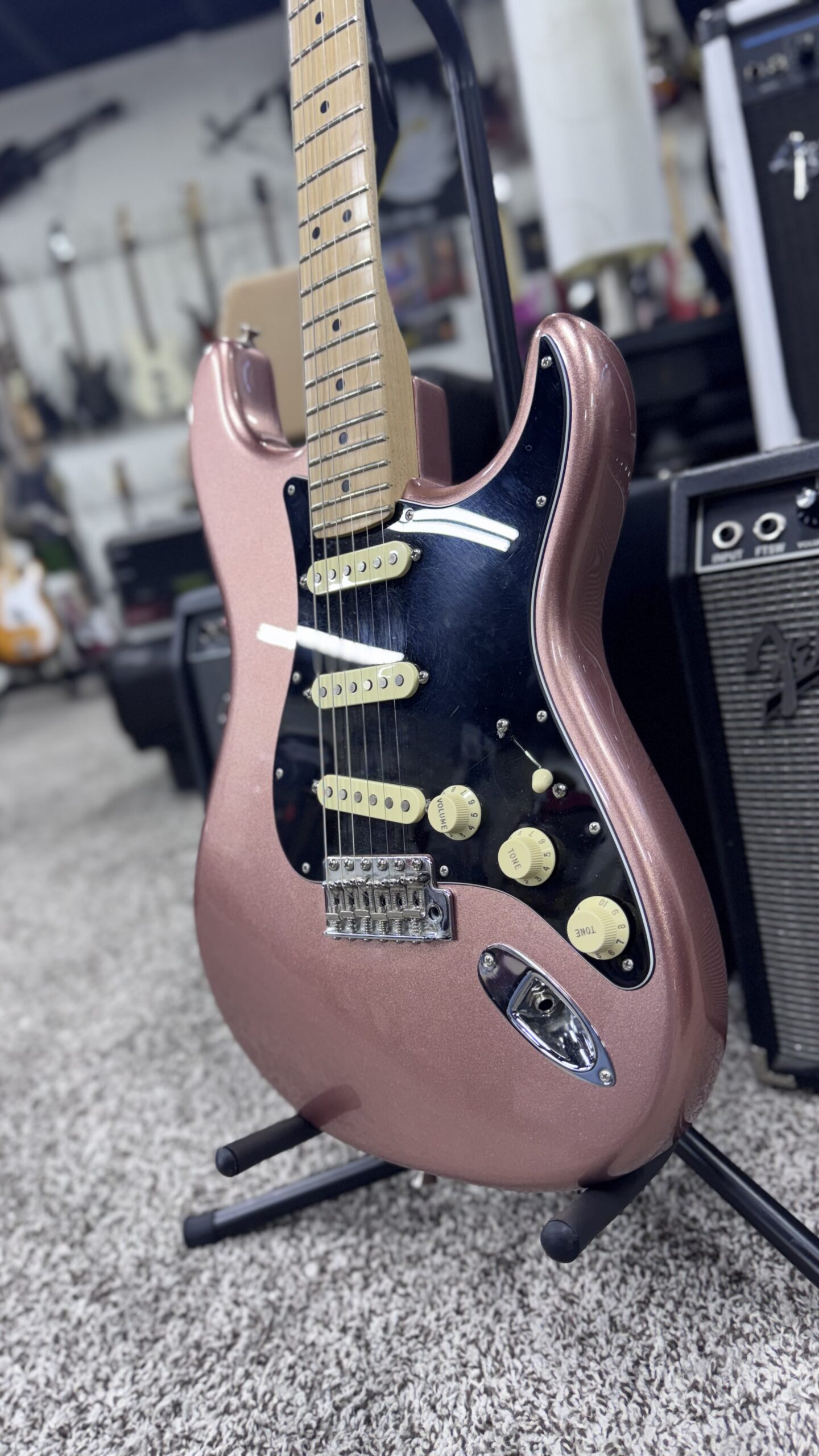 Fender American Performer Stratocaster, 2018, Penny, Excellent Condition w/ Hard Shell Case - Image 2