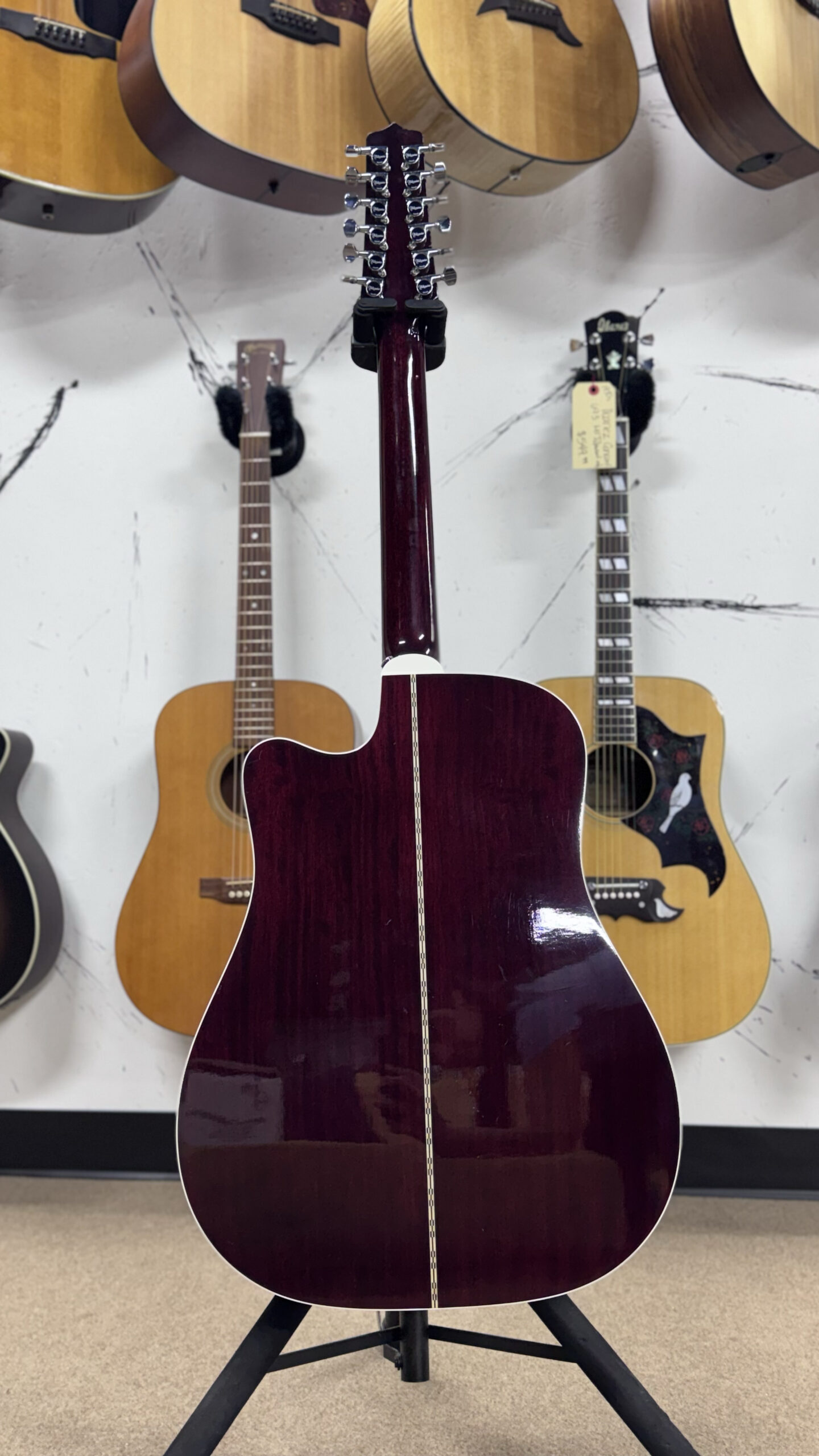 Takamine JJ325SRC12 John Jorgenson 12-String Acoustic w/ Built in Electronics, Red