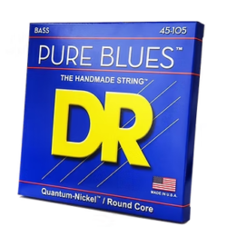 DR Pure Blues Bass Guitar Strings – Medium 45–105 – Quantum Nickel