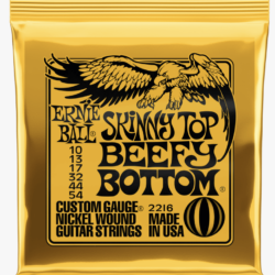 Ernie Ball Skinny Top Beefy Bottom Slinky Nickel Wound Electric Guitar Strings 10-54 Gauge
