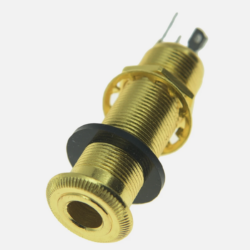 1/4" Barrel Jack, Ibanez Replacement, Gold