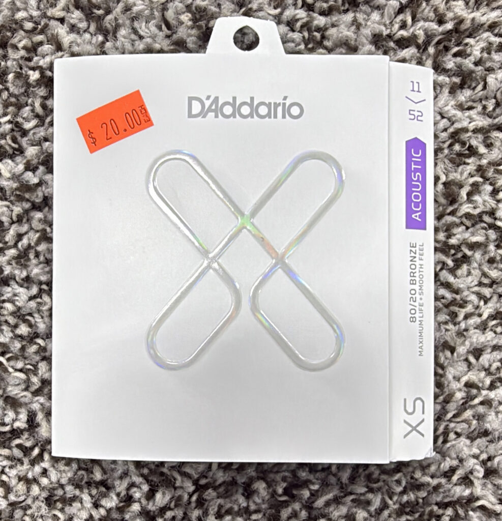 D’Addario XS bronze acoustic 11-52