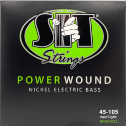 SIT Power Wound NR45105L Nickel Bass Strings – 4-String Medium Light 45–105 Long Scale