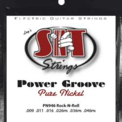SIT Power Groove PN942 Pure Nickel Extra Light Electric Guitar Strings – Rock N Roll 9–46