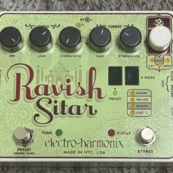 Electro-Harmonix Ravish Sitar Emulator Guitar Effects Pedal – Used
