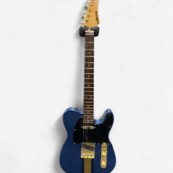 Valkenburg USA SH Noble, Ballistic Blue w/ Gold Stripe, Roasted Maple Neck